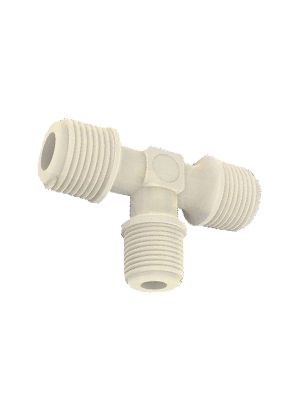 T-piece with BSPT external thread