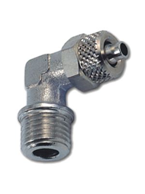 L quick connector with external male thread