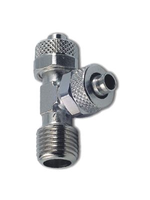 T-quick connector on the side with BSPT male thread