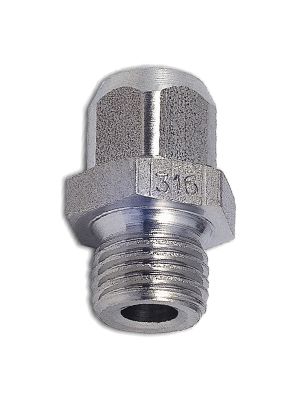 Quick connector with BSPP male thread