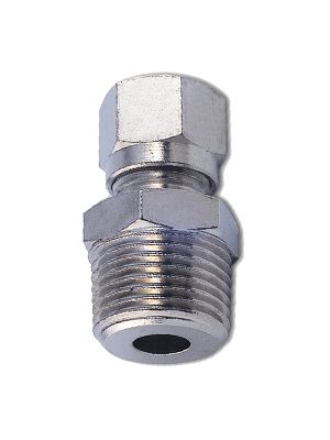 Connector with BSPT male thread