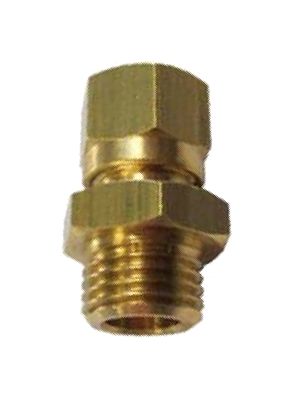 Clamping ring connector with BSPP external thread