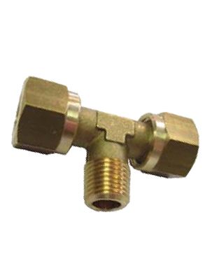 T-clamp connector with BSPT male thread