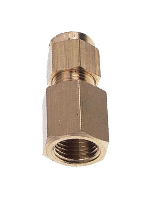 Threaded fitting with BSPP internal thread