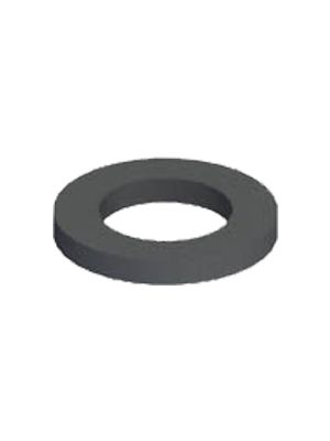Flat rubber seal for female thread