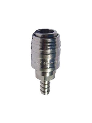 Quick coupling connector with hose connection