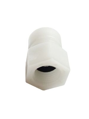 Female plug connector with BSPP thread