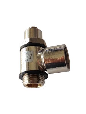 Screwdriver flow regulator with BSPP internal thread and metric thread for cylinder