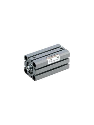 SMC Pneumatic - C (D) QSX, slow speed compact cylinder, double acting, standard piston rod