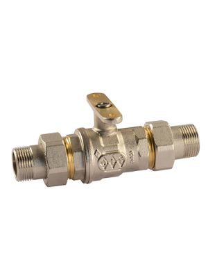 Comparato - Ball valve for Diamant PRO actuator, full bore, DN20, PN16, 3/4 ", M / M