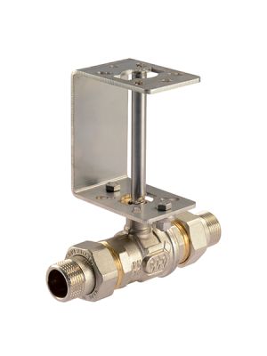 Comparato - Ball Valve with Stand Holder and Manual Override for Diamant PRO Actuator, Full Through, DN20, PN16, 1 ", M / M