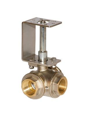 Comparato - Stainless Steel Spacer Valve for Diamond PRO Actuator, Full Through, T Bore, DN20, PN16, 3/4 '', W / W / W