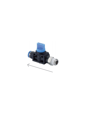 Male Manual Valve with BSPT Thread (Flow Thread Pipe)