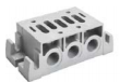 Univer - single base plate, side ports ISO 3 G3 / 4