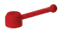 Univer - long roller lever red