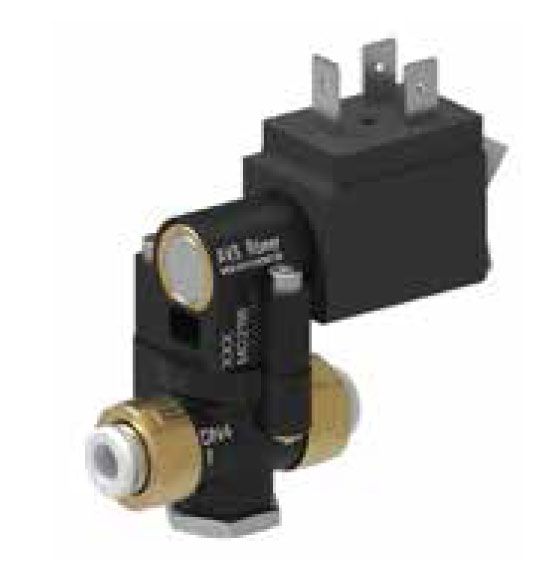 3/2-Way Coaxial Solenoid Valve with separating membrane - Type ETV Series 200 - DN: 4 - ETV-429-F40-6FF-024/=-H0