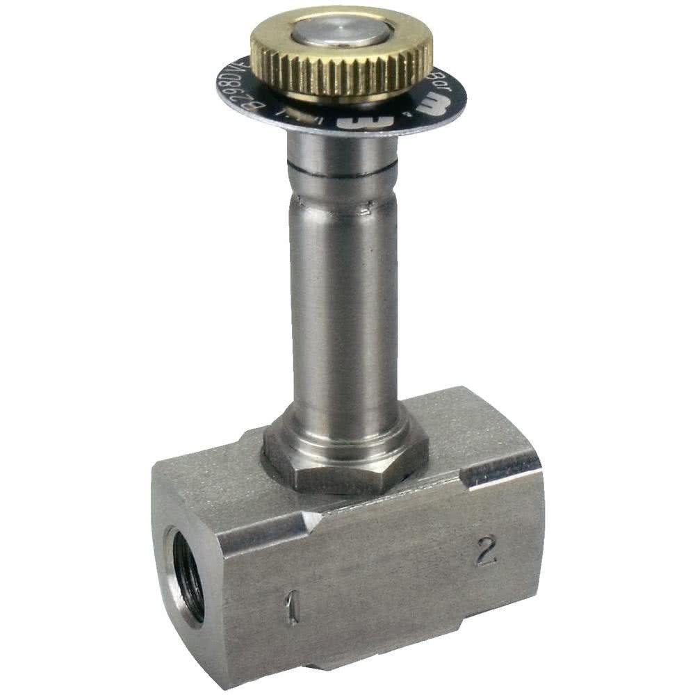 2-way solenoid valve, G 1/8 ", stainless steel, normally closed, direct operated