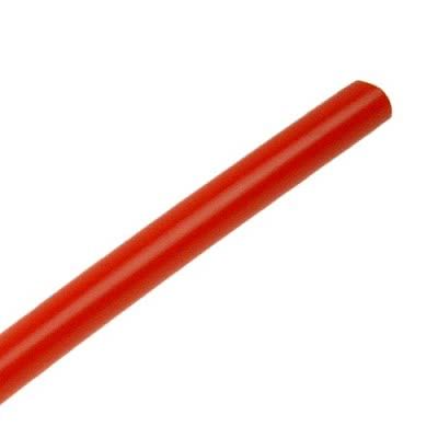 Polyethylene (PE) hose, red, 4.0 x 2.0mm (OD x ID)