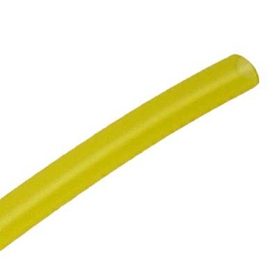 Polyurethane (PU) hose, yellow, food certified, 6.0mm x 3.9mm (OD x ID)