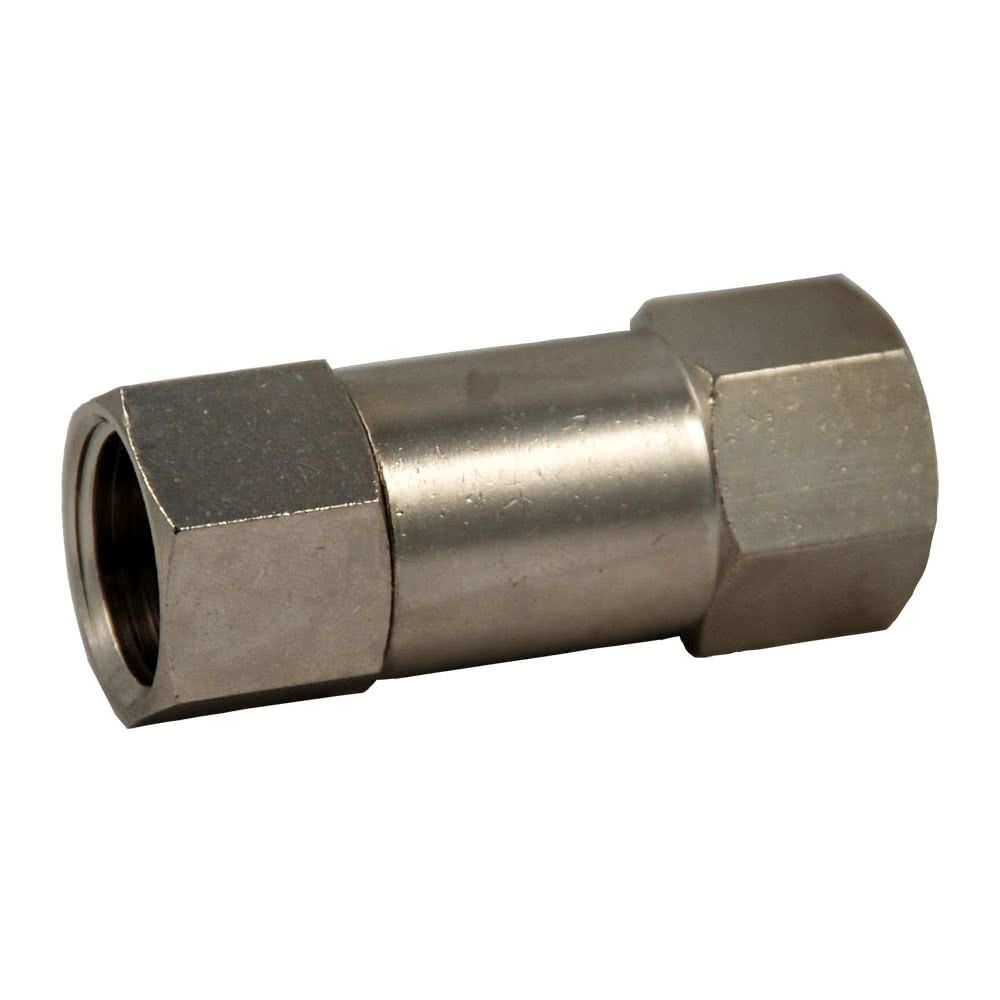 Check valve, nickel-plated brass, G 3/8 ", NBR