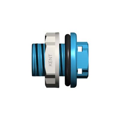 Coll. 4 with closure valve for container and housing connection, female - short