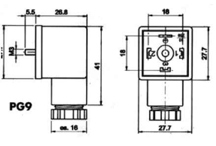 Appliance plug type A, DIN EN 175301