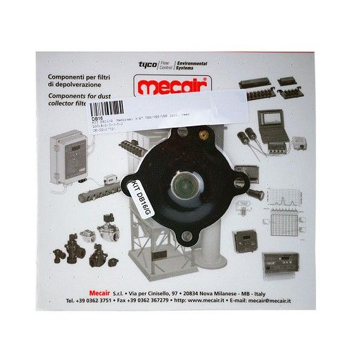 Mecair replacement membrane 1 with M470160 spring