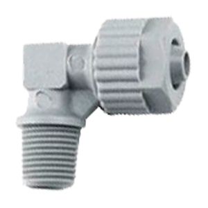 L quick connect connector with NPT male thread