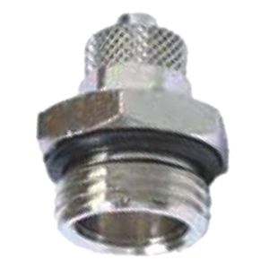 Quick connector with metric male thread and O-ring