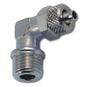 L quick connector with external male thread