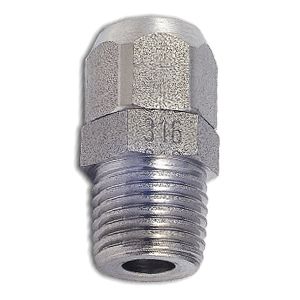 Quick connector with BSPT thread