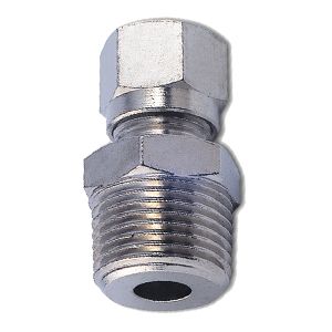 Connector with BSPT male thread