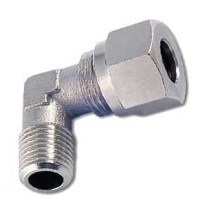 L-connector with BSPT male thread