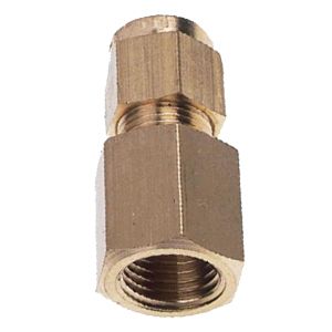 Threaded fitting with BSPP internal thread