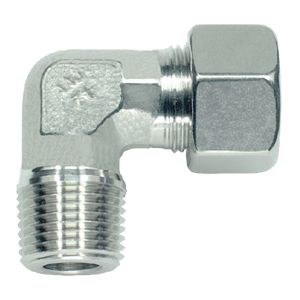 L connector with BSPT male thread