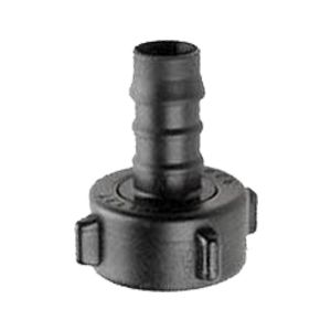 Hose connector with internal thread and seal