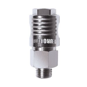 Male quick connect connector with BSPP thread