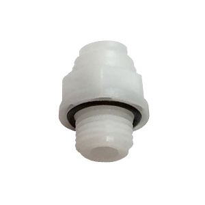 Male plug connector with plug BSPP thread