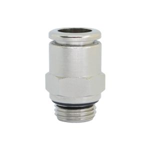 Hex socket socket connector, BSPP & metric thread nickel plated