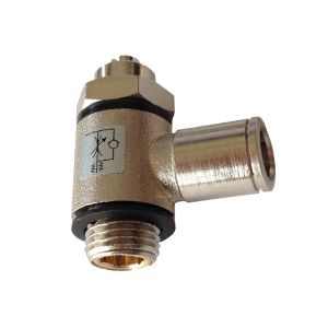 Screwdriver flow regulator with BSPP and metric thread for cylinder