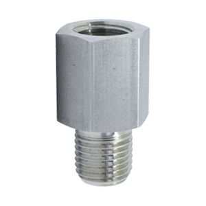 Adapter with NPT female thread and BSPT male thread