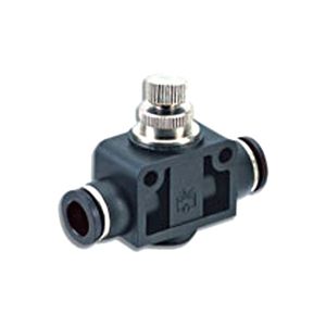 Flat flow regulator metric, unidirectional, nickel plated with grip regulation