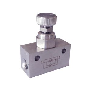 Unidirectional female flow regulator with NPT thread Inox AISI 316