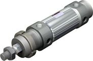 SMC Pneumatic - C (D) 76K, Pneumatic Cylinder, Double Acting, One Ended Piston Rod, Twist Securely, Built - in Magnetic Ring, (Double Sided Thread), 32, 500, No Bellows, (Tape Mount), Standard