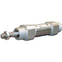 SMC Pneumatic - C (D) M2K-Z, Pneumatic Cylinder, Non-rotating, Double Acting, Standard Piston Rod, Built-in Magnetic Ring, (Basic), 25, 50, Elastic Damping, Male Rod End