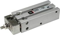 SMC Pneumatic - C (D) UK, Cylinder for direct mounting, anti-rotation, long stroke, 20, 50, without auto switch, 0.5 m (or none for version without auto switch)