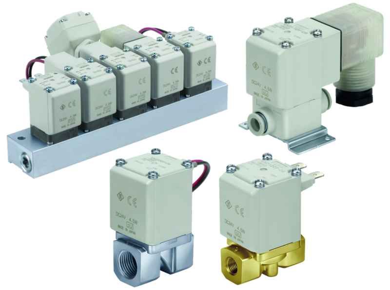 SMC Pneumatics - Direct operated 2/2-way solenoid valve [VX2]