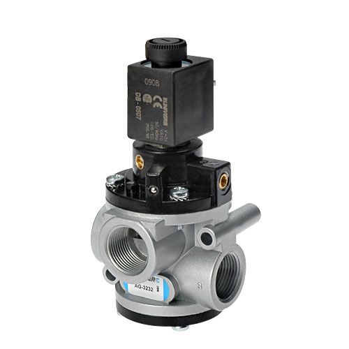 Univer - Solenoid valve 3/2 NC for direct vacuum - Vacuum auxiliary pilot air G1 / 2