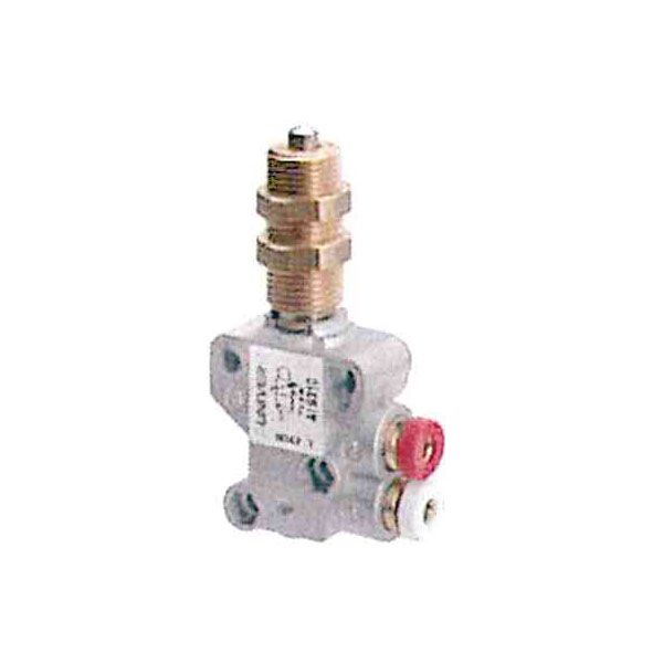 Univer - Penumatic limit switch series JET bulkhead fitting ball actuation - spring hose Ø 4