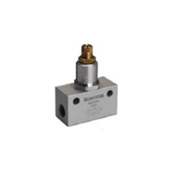 Univer throttle check valve with metal housing G1 / 4